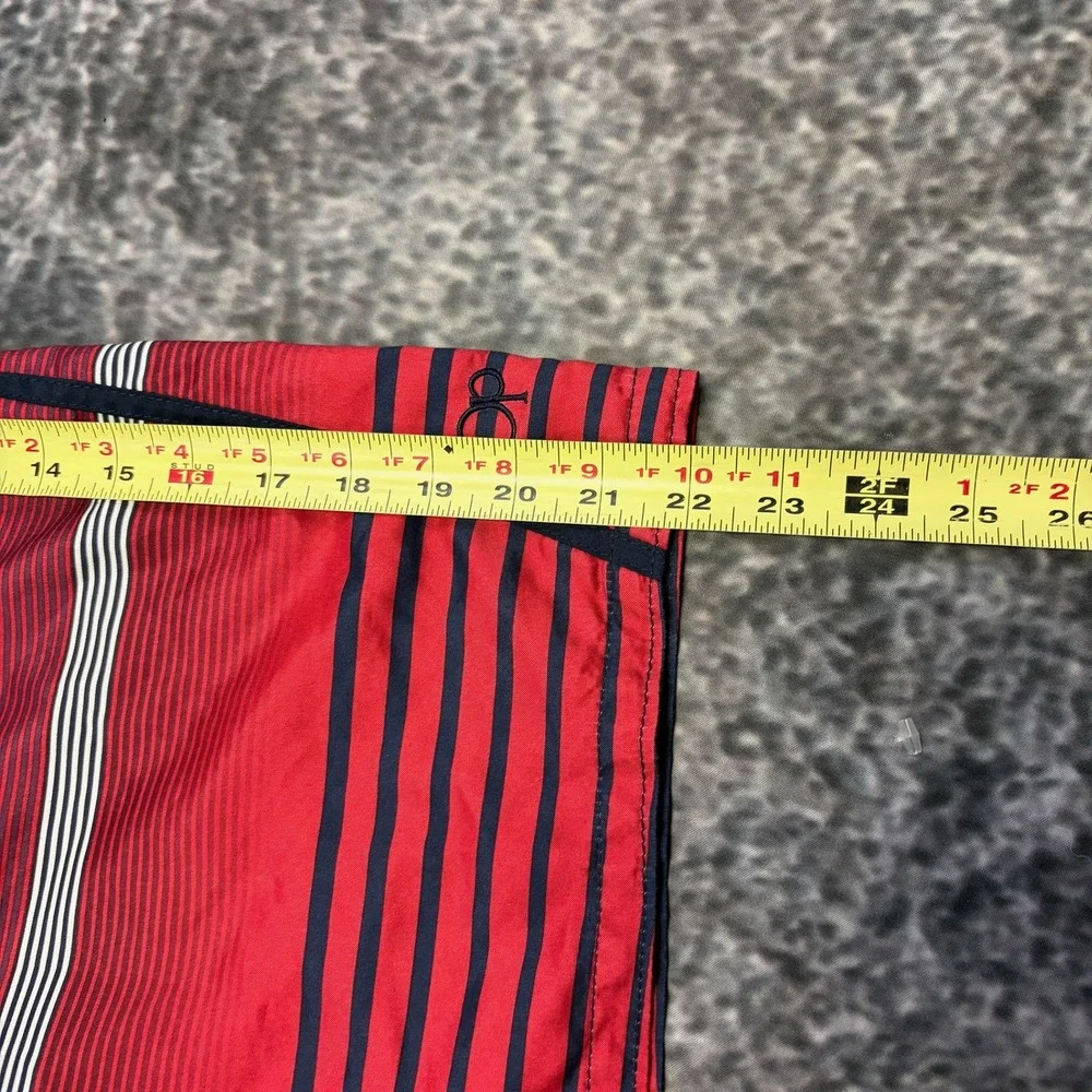 VTG Y2K Ocean Pacific Board‎ Shorts Mens Medium Striped Surf Skater Swim Trunks
